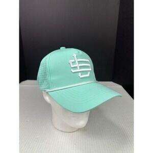 LGND Supply Co Hat Cap Snap Back Green Trucker Performance Golf Golfer  Mens